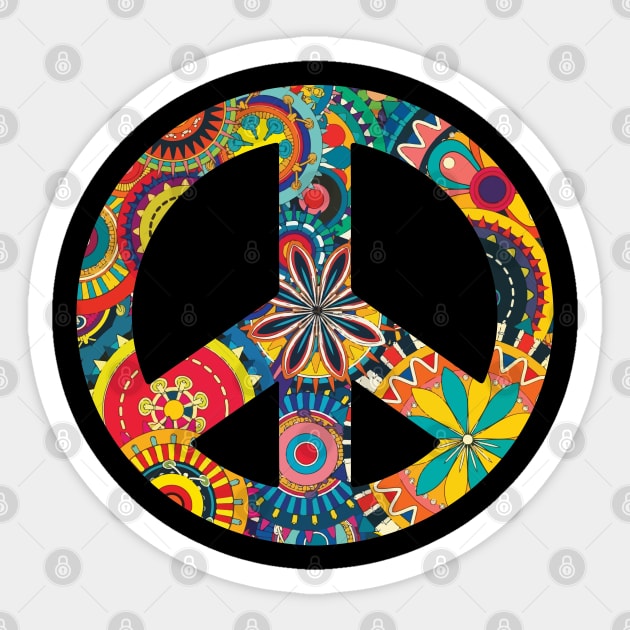 Peace Sign Sticker by CelestialStudio